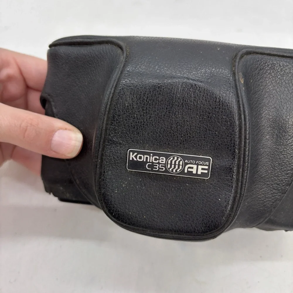 Konica C35 AF Film Camera 38mm Vintage Untested Black